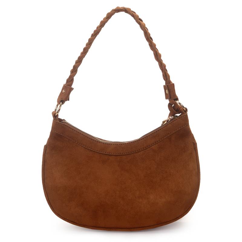 Bolsa WJ caramelo frontal para uso casual e trabalho